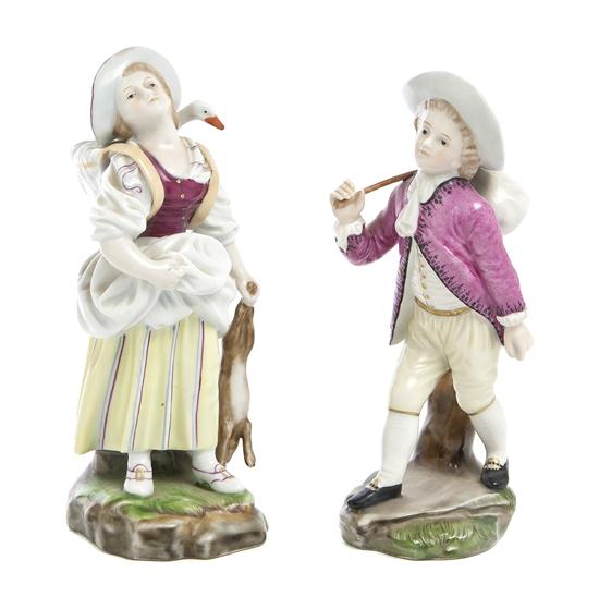 Two Hochst Porcelain Figures one 153a60