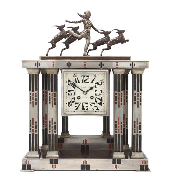 A French Art Deco Figural Clock 153a7b