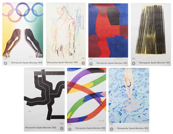 A Collection of Seven Olympic Posters