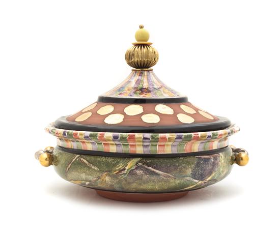 A MacKenzie-Childs Lidded Tureen having