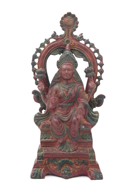 An Indian Bronze Figure of a Multi-Armed