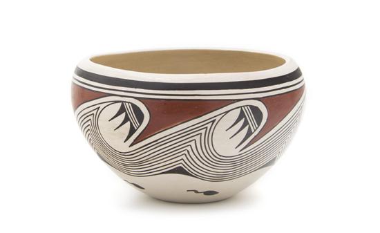 A Hopi Bowl having tad poles and 153bba