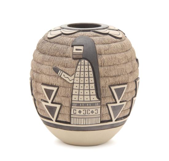 A Hopi Small Jar depicting corn 153bd9