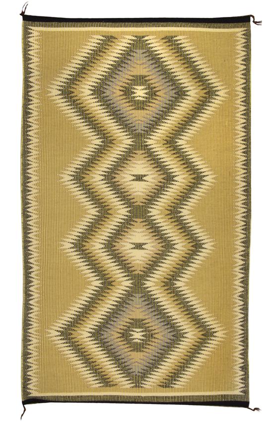 A Navajo Weaving having a raised 153c13