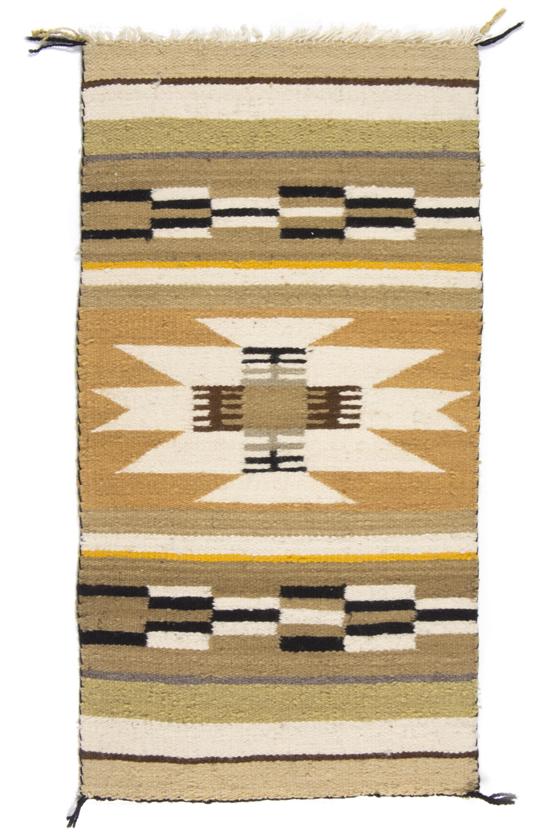 A Navajo Weaving Gallop Throw banded 153c0f