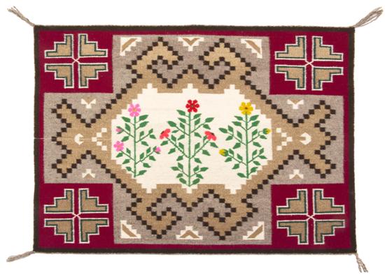 A Navajo Weaving Pictorial weaver