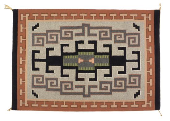 A Navajo Weaving Wide Ruins weaver 153c22