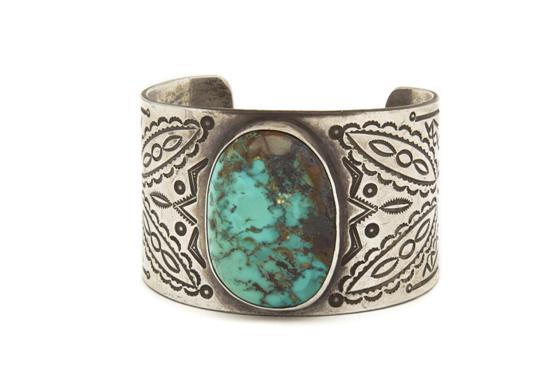 A Navajo Sterling Silver Cuff Bracelet 153c84