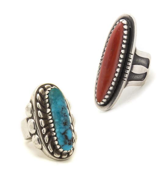 Two Tewa Lady's Sterling Silver