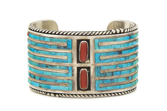 A Navajo Sterling Silver Cuff Bracelet 153c92