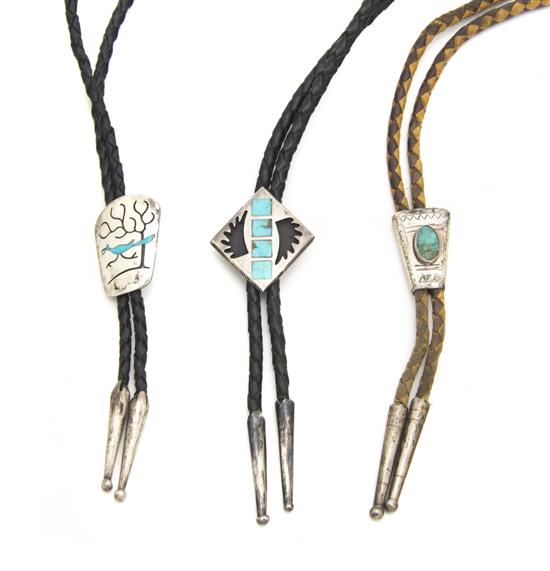 A Collection of Three Southwestern Sterling