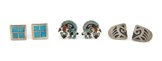 A Collection of Hopi and Zuni Sterling 153ca4