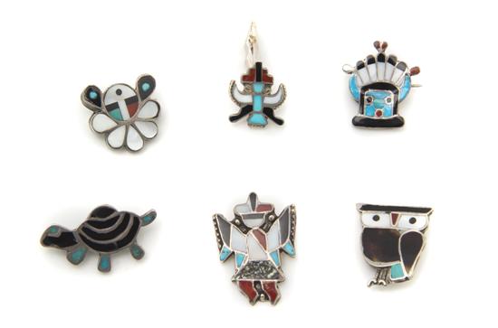 A Collection of Zuni Sterling Silver 153ca5