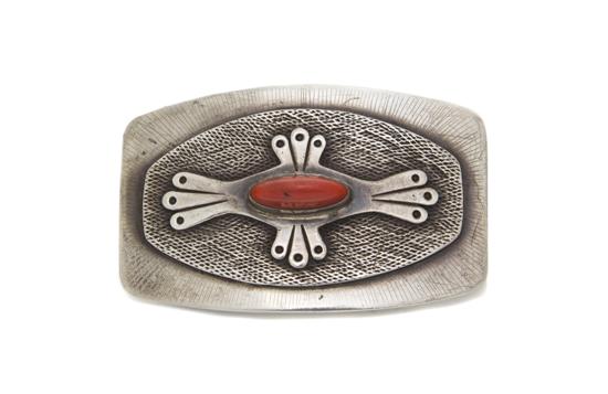 An Apache Sterling Silver Belt