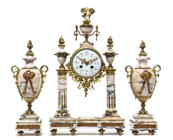 A Louis XVI Style Marble and Gilt 153ccf