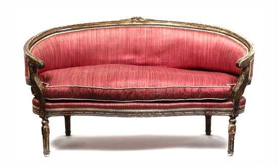 A Louis XVI Style Settee having 153cdd