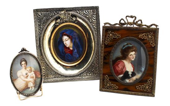 A Collection of Three Portrait