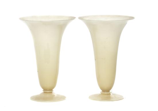 A Pair of Steuben Vases each of 153d35