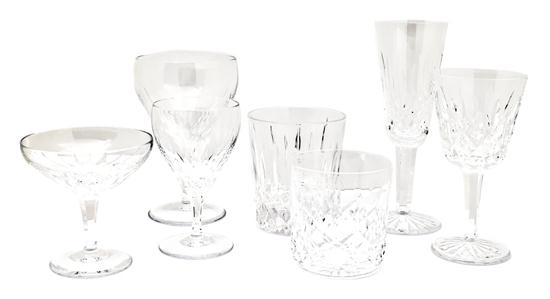 An Assembled Set of Waterford Stemware
