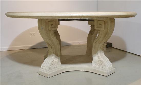 An American Concrete Center Table
