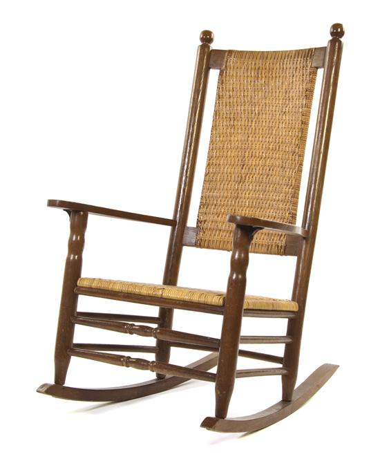 An American Oak Rocking Chair P 153e01