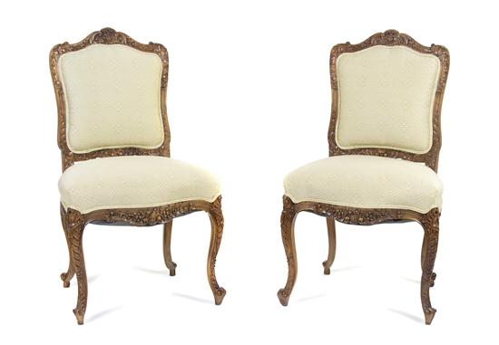 A Pair of Victorian Side Chairs