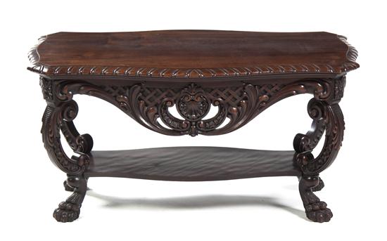 A Rococo Style Carved Mahogany 153e1e