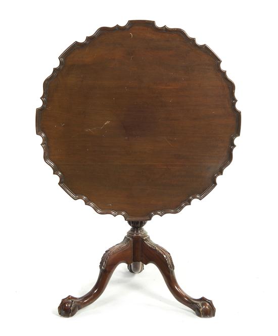 A Regency Style Mahogany Tilt-Top