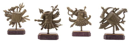A Set of Four Louis XVI Style Carved