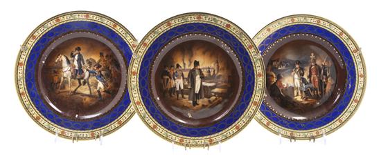 A Set of Three Royal Vienna Style