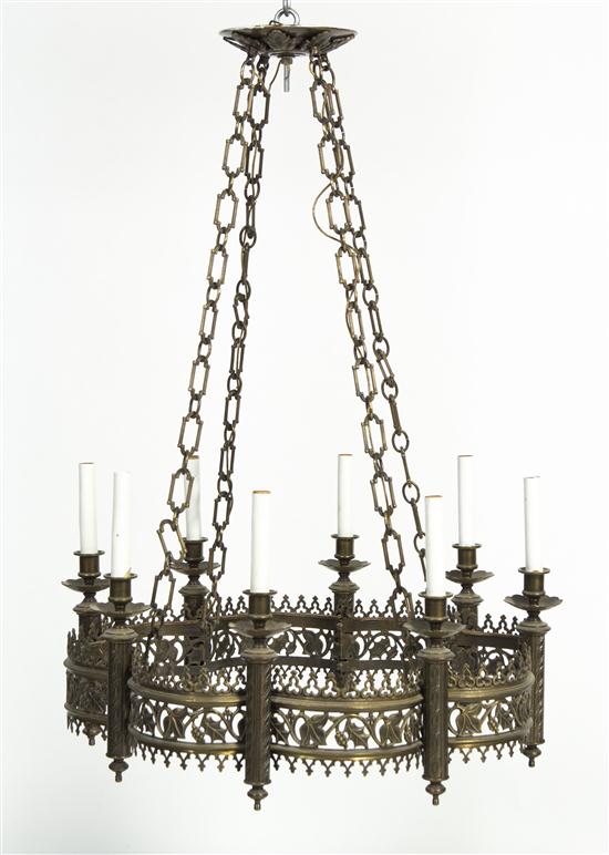 A Renaissance Revival Style Chandelier