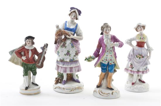 A Collection of Sitzendorf Porcelain
