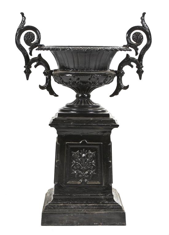 A Victorian Style Cast Iron Urn 153ee0