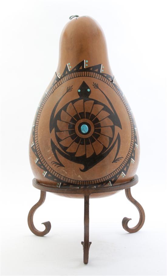 * A Southwestern Gourd Vessel on