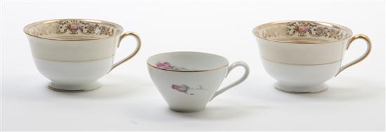 A Set of Ten Noritake Teacups in the