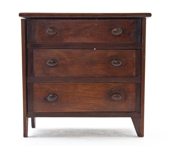 An American Pine Diminutive Chest of