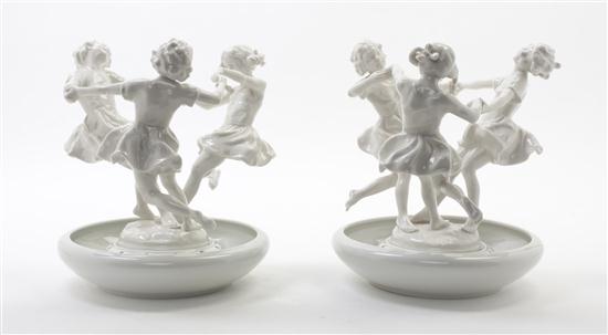 A Pair of Hutschenreuther Porcelain