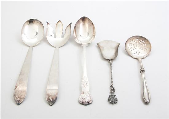 * A Collection of Silverplate Flatware