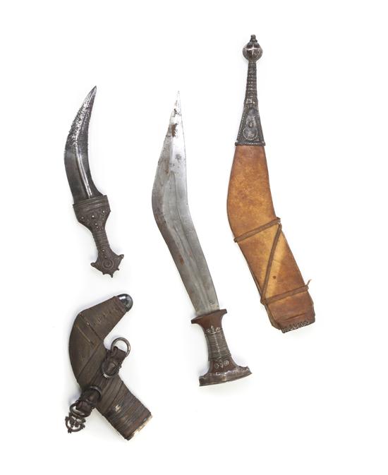 A Silver-Mounted Omani Jambiya Dagger