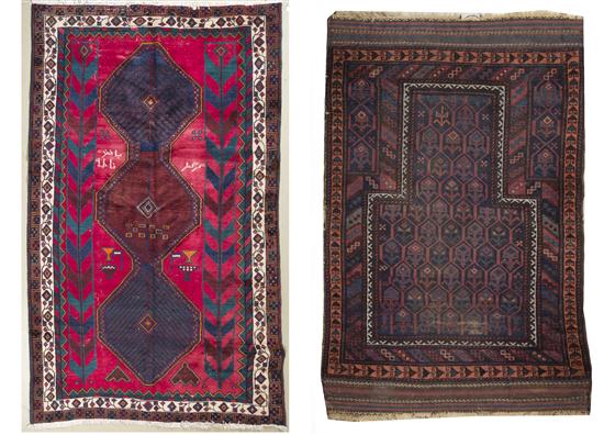  Two Persian Wool Rugs having 153fce