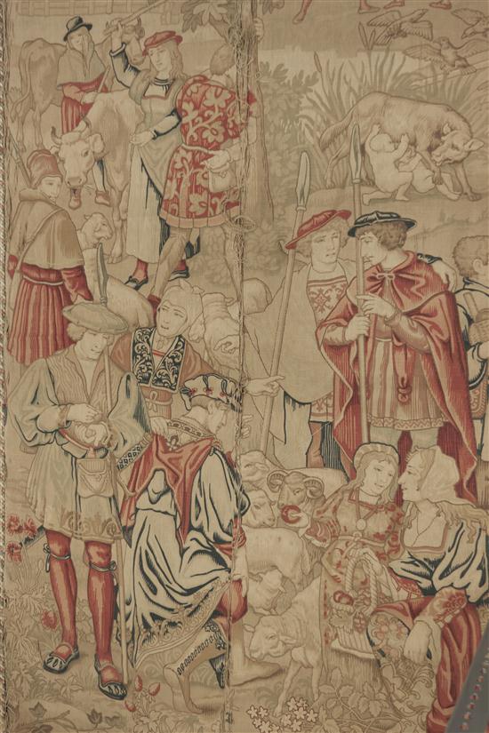 A Continental Four-Panel Tapestry