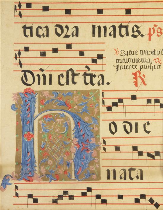 * A Reproduction Antiphonal Leaf
