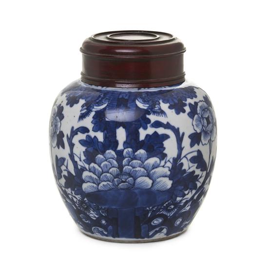 A Chinese Porcelain Ginger Jar