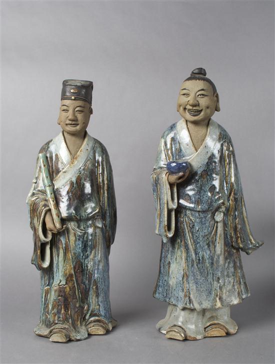 A Pair of Japanese Ceramic Shiwan 154064