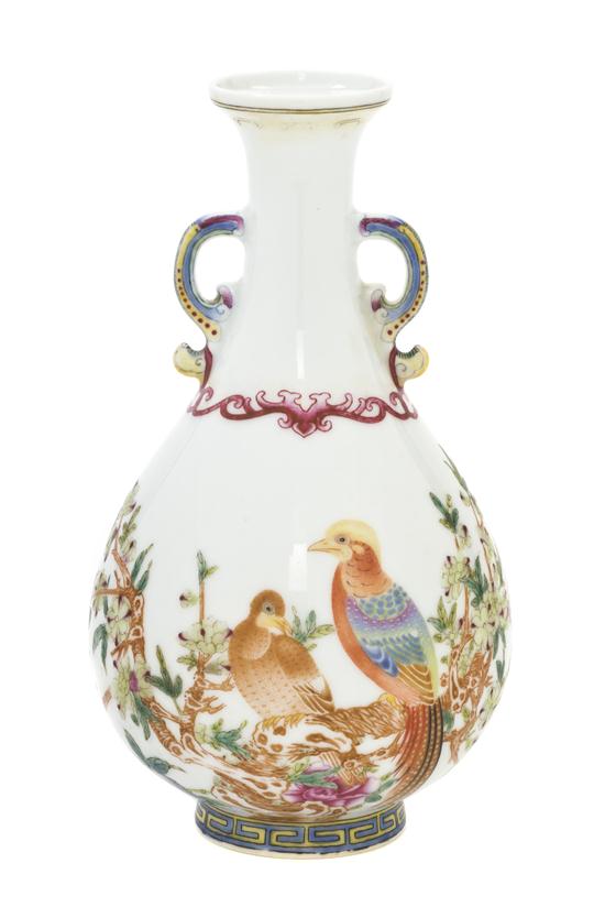 A Chinese Porcelain Bottle Vase