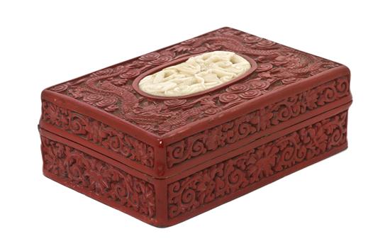 A Chinese Cinnabar Lacquer Box 1540b2