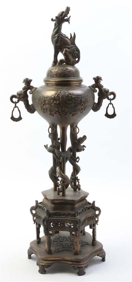 A Chinese Bronze Censer having 1540b3