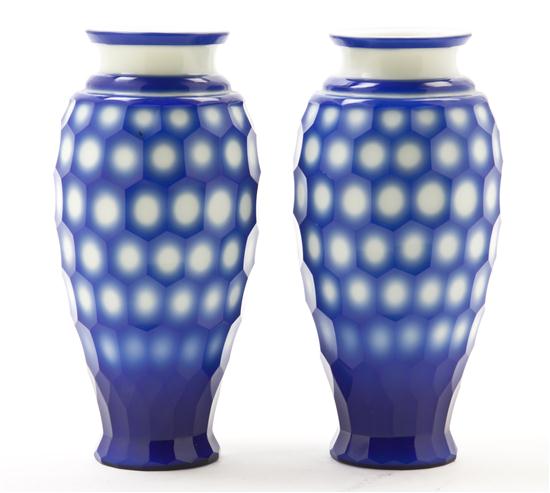 A Pair of Peking Glass Vases each