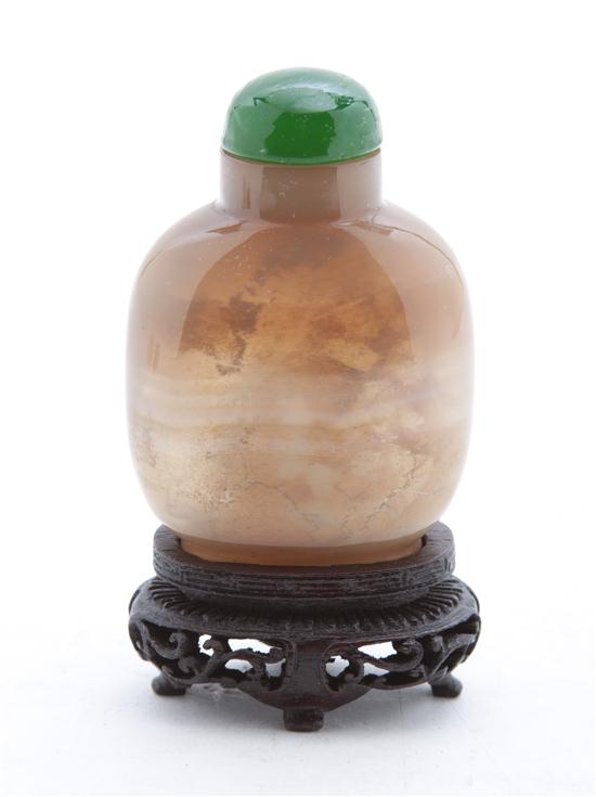A Chinese Banded Agate Snuff Bottle 154115