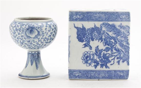 A Group of Two Chinese Porcelain